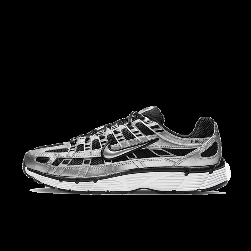 Nike P-6000 WMNS 'Black & Metallic Silver' | BV1021-013