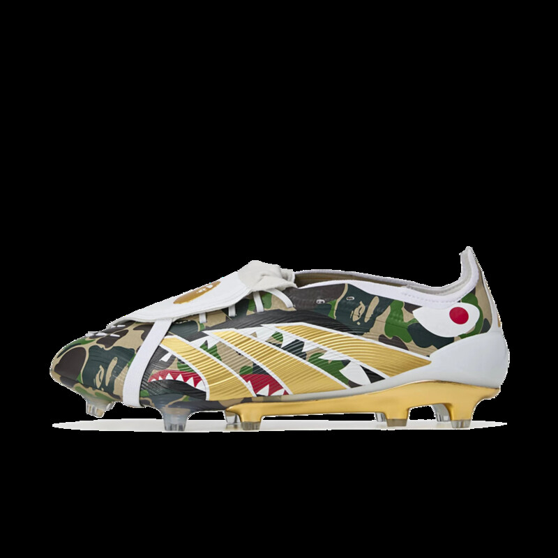 BAPE x adidas Predator Elite Tongue 'Green Camo Shark' | JS3104